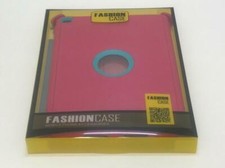 Heavy Duty Shock Proof Rugged Case Cover w/Stand For iPad 2 3 4 Pink & cyan picture