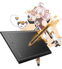 GAOMON M10K Drawing Tablet, 10x6 inch Large Graphics Tablet with Touch Ring picture