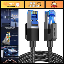 High-Speed Cat 8 Ethernet Cable 40FT, 40Gbps 2000MHz LAN Cord for Gaming, PS5, X picture