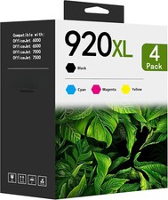 4-PacK 920XL 920 XL Ink Cartridge for Officejet 6000 7000 7500A Printer picture