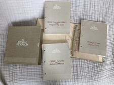 Vintage 1980s Digital Research CP/M-86 CBASIC Compiler computer manuals and case picture