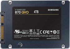 Samsung 870 QVO 4TB SSD %100 Health picture