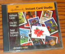 Hallmark 2-CD-ROM Lot - Instant Card Studio (2000) + Scrapbook Studio 3 (2001) picture