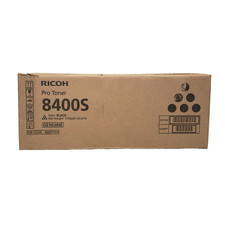 RICOH Genuine OEM 828711 Black Toner Bottle 4-PACK - Ricoh Pro 8400S 8410S 8420S picture