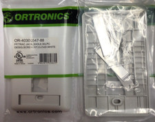 Ortronics OR-40300547-88 TracJack Faceplate Cloud White box of 20 picture