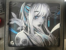GLSSWRKS Kazemi – Premium Glass Mousepad – Blue Limited Edition #1448/3333 picture
