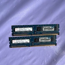 Hynix 4GB (2x2GB) DDR3 PC3-10600U 240-Pin DIMM Unbuffered HMT325U6BFR8C-H9 x2 picture