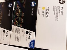 HP 648A CE262AC Same as CE262A Toner Cartridge Yellow Genuine CP4025 CP4525 picture