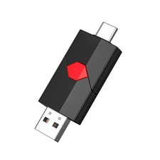64GB USB Flash Drive + USB A Dual Flash Drive 64GB USB Drive Push-Pull USB Me... picture