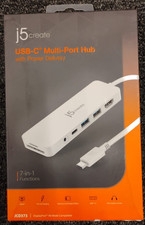 J5 Create JCD373 USB-C Multi-Port Hub with 60W Power Delivery 4K HDMI - New , E2 picture