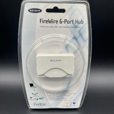 NOS New Old Stock Sealed Belkin FireWire 6-Port Hub F5U526-APL T6652LL picture