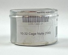 Kendall Howard 10-32 Cage Nuts Silver for Server Rack Mount Square Hole 100-Pack picture