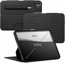 ZUGU Folio Case for Apple iPad Pro 11 (M4) 11in Black Magnetic Stand picture