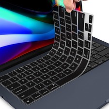 Ultra-Thin Black Silicone Keyboard Cover for 13.6/15