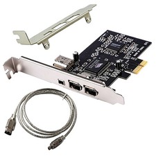 PCI to Firewire 400 IEEE 1394 3+1 Ports With 4/6 Pin Video Capture Chip Card picture