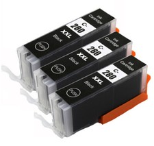 3PK BLACK PGI-280XXL PGBK Ink Cartridge for Canon TS8220 TS8222 TS8320 TS8322 picture