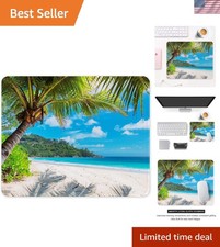 Luxurious 12x10 Square Mouse Pad - Coastal Breeze Design with Non-Slip Feature picture