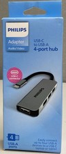 PHILIPS USB-C-USB Hub 4 USB 480 Mbps Data Transfer Multiport Adapter SWL3573S/37 picture