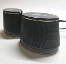 Amz. Basics -USB Computer Speakers Plug-n-Play  PC Laptop - Set of 2 (Black) picture
