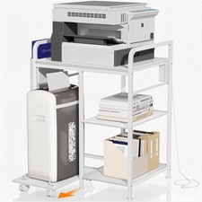 Large Printer Stand with Storage: 24x18 Inch Printer Table for Home Office picture
