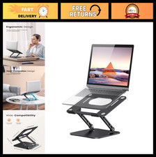 Adjustable Aluminum Laptop Stand, Ergonomic Riser for 11-16