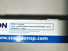 Scorpion Universal Laptop Security Bracket 522138-BP Walmart Placemat Fit NIB picture