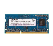 Elpida 4GB 1Rx8 PC3 12800S CL11 DDR3 1600Mhz 1.5V Memory RAM Laptop SO-DIMM 4 GB picture