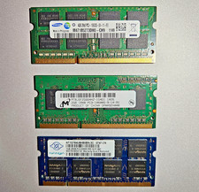 Lot 3 Laptop RAM Mixed Sp Samsung Micron Nanya DDR3 DDR2 SODIMM PC3 PC2 Untested picture