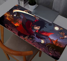 Naruto Uchiha Madara 80x30 cm Mouse Pad Gamers Gaming Accessories Keyboard picture