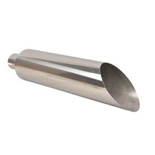 For Silver Straight Exhaust Tip 4