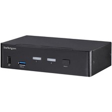 StarTech SV231DPU34K Startech Kvm 2 Port Displayport Switch 4K 60Hz Usb 3.0 picture