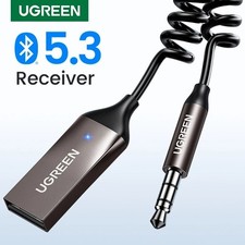 Wireless Bluetooth Receiver 3.5mm AUX Audio Stereo Music Hands Free Car Adapter picture