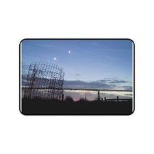 Serene Sunset Desk Mat – Inspirational Office Decor for Nature Lovers picture