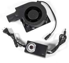 120mm Dual Ball Blower Fan 12V with AC Plug & Speed Controller for Cooling picture