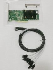 LSI 9500-8i 24Gb Tri-Mode PCIe 4.0 HBA IT Mode w/ SFF-8654 to SATA Cable picture