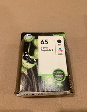NEW-SEALED in Box-HP 65 (T0A36AN) Black &Tri-color Original Ink Cartridges 08/21 picture