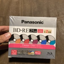 Panasonic BD-RE Blu-ray Disc Made in Japan Pack of 10 x 25GB LM-BE25s10gn Japan picture