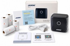 Jadens JD-21 Portable Wireless Thermal Printer Black picture