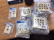 ICC IVORY FACEPLATE WALL PLATE LOT OF 27 BRAND NEW picture