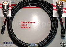 TIMES® 50FT LMR400 Coax Cable UHF Jumper PL-259 SO-239 Antenna Line PL259 SO239 picture
