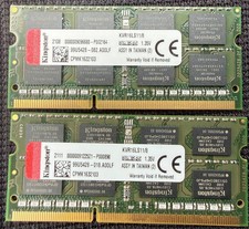 16GB (2x8GB) DDR3L PC3L-12800 1600MHz Kingston KVR16LS11/8 Sodimm RAM LAPTOP picture