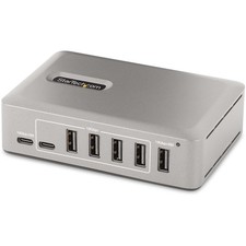 StarTech 10-Port USB-C Hub, 8x USB-A + 2x USB-C, Self-Powered w/65W Power picture
