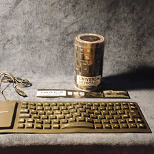 Flexible Roll Up Silicone USB Wired Keyboard, QWERTY English, Black picture
