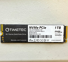 Timetec MS10 1TB NVMe PCIe M.2 Series Internal SSD Black 35TTFP6PCIE-1TB picture