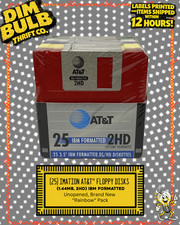 25x Imation / 3M AT&T 3.5” Floppy Disks – 1.44MB (2HD) – NEW / IBM Formatted picture
