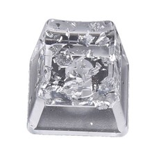 Handmade Silver Foil OEM Profile Resins Backlit Keycap for Mechanical Keyboards picture