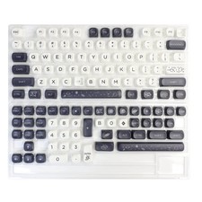 125 Keys Milky Way White PBT Keycaps MOA Profile Dye-Sub for Cherry MX Switches- picture