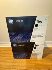 Lot of (2) Genuine HP 16A Q7516A Black Toner Cartridge for 5200dtn 5200tn picture