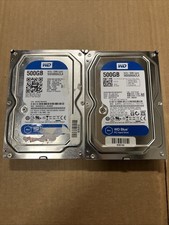Lot of 2x Western Digital WD5000AZLX 500GB 7200RPM 3.5