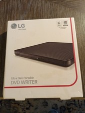LG SP80NB60 Ultra Slim Portable DVD Writer M-DISC Compatible Mac No Cords picture